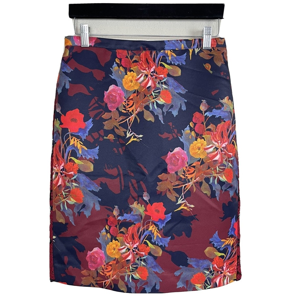 Leifsdottir Anthro Lace Back Pencil  4 Skirt Romantic Dark‎ Fairy Vampy Feminine